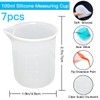 32PCS Resin Supplies 7PCS 100ml Silicone Cups,7PCS Silicone Mold Cup