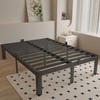 KOSOSO 16 Inch Bed Frame Queen Size with Metal Gaskets,