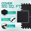 Yes4All Interlocking Exercise EVA Mat Floor Protector (120 Square Feet