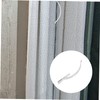 Operitacx 4sets Silver Window Screen Clips Tension Spring Corner Clips
