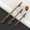 Asidrama 10 Pack 10 Inch(254mm) Antique Brass Cabinet pulls Kitchen