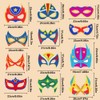DIY Paper Superhero Mask for Children Party, 12 Pieces Superhero