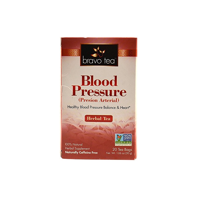 Bravo Tea Blood Pressure Herbal Tea -- 20 Tea Bags