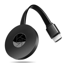 POCREATION Adaptador Mirascreen con Wi-Fi Inalámbrico 1080P para Pantalla de TV, Compatible con Miracast, DLNA, Compatible con iOS y, Antena Externa de 10 M para