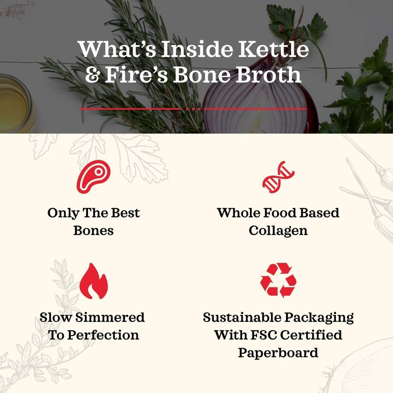 Kettle And Fire Broth Mushroom Chicken Bone, 16.9 OZ