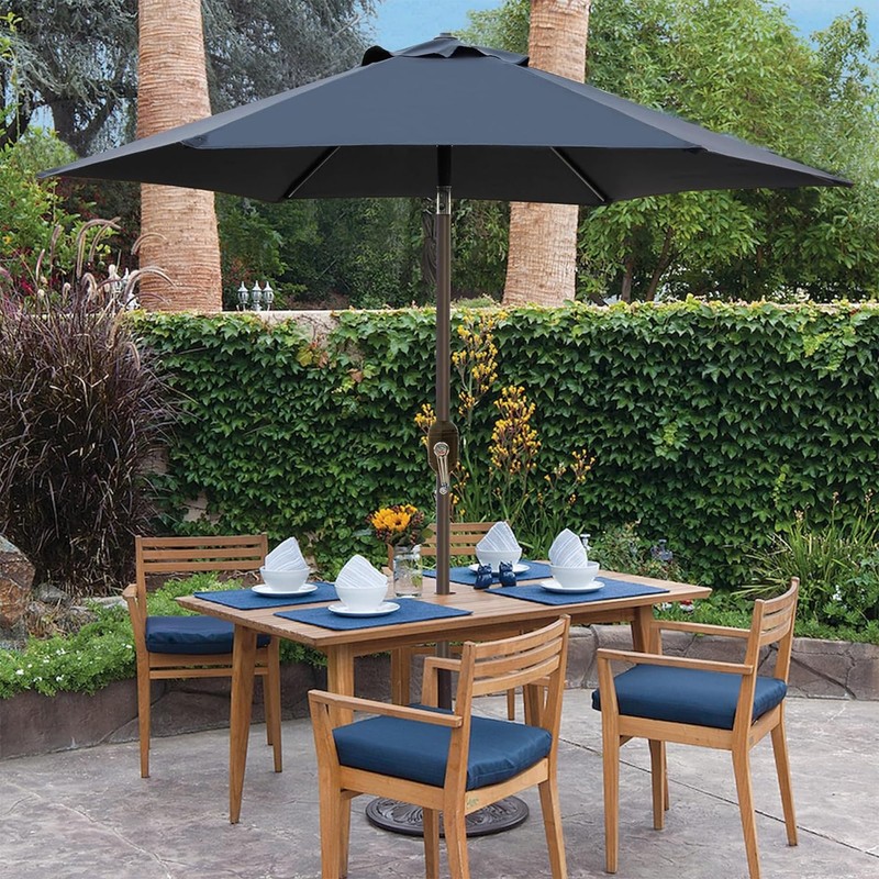 Blissun 7.5 ft Patio Umbrella, Yard Umbrella, Outdoor Market Umbrella