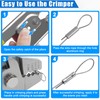JSHANMEI Fishing Crimping Tool Heavy Duty Crimper Pliers with Crimp