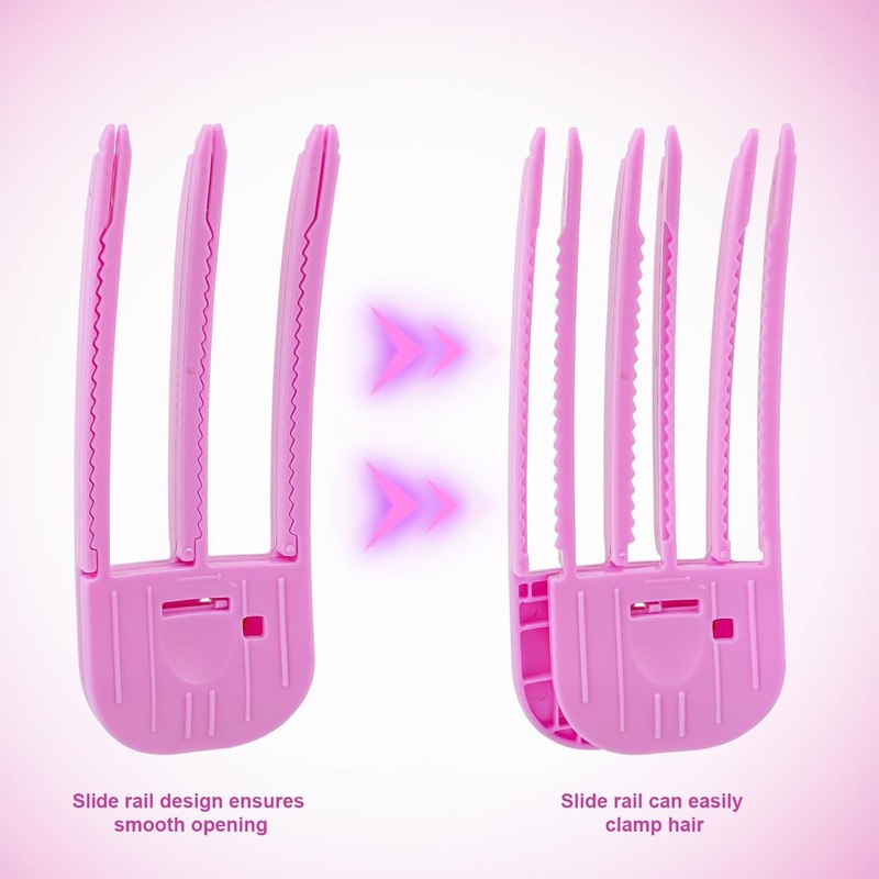 2 Pcs Wind Shaping Styling Comb for Fluffy Bangs,No-Trace Hair