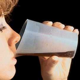 SP Ableware-41554 Maddak Ableware Whiplash Clear Nosey Drinking Cup