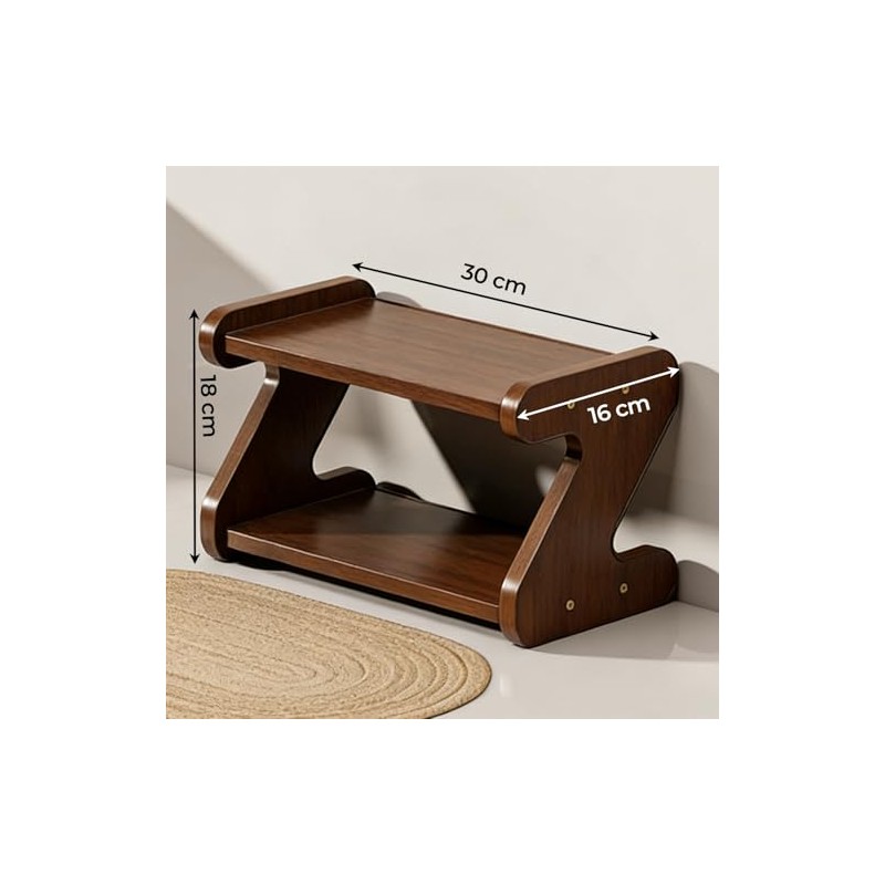 2-Tier Cup Holder Kitchen Shelf Coffee Cup Holder for Worktop