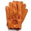 Riparo Genuine Leather Reverse Stitched Driving Gloves (Large, Cognac)