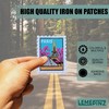 LEMEPINZ Eiffel Paris 3 Inches Embroidery Patch, Iron On/Sew On