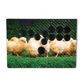 MightySkins Carbon Fiber Skin Compatible with Razer Kitsune - Group of Chicks | Protective, Durable Textured Carbon Fiber Finish | Easy to Apply | Made in The USA