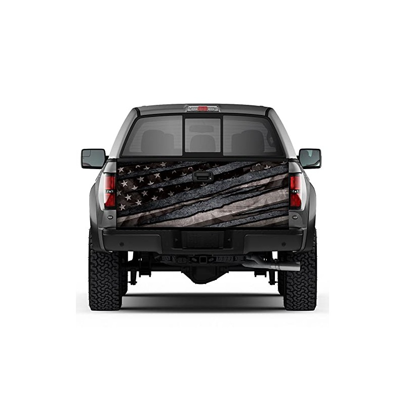 Factory Crafts Tailgate Vinyl Graphic Decal Wrap-Universal Trim to Fit