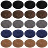MEOAlBkey 20-Pack Oval Velvet Iron on Patches