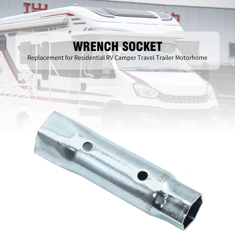 EATAKWARD Steel Water Heater Element Wrench Socket, 1-1/16x1-1/2x6 Inches Dual