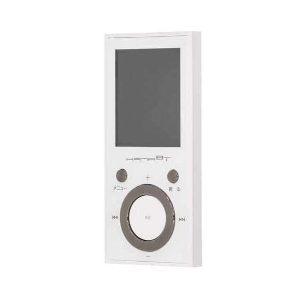 Greenhouse GH-KANABTS16-WH MP3 Player, 16GB Bluetooth Compatible, FM Radio, Voice