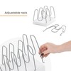 FiNeWaY Adjustable Pan Lid Holder for Kitchen Organisation, Soft non-slip