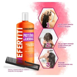 Acondicionador De Almendra 1lt Cabello Muy Dañado