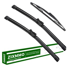3 Factory Wiper Blades Replacement for Ford Fiesta 2009-2012 2013 2014 2015 2016 2017 2018 2019 Original Equipment Windshield Wiper Blades Set - 26"/15"/12" (Set of 3) Top Lock