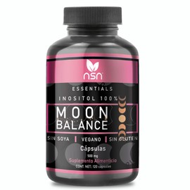 NSN Moon Balance | Inositol Puro |Balance Femenino |Cápsulas con 500 mg | 120 Cápsulas