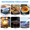 ZQMW Torch Lighter, Butane Lighter, Adjustable Big Jet Flame Butane