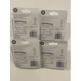 GE 4 Soft White GE Ceiling Fan Bulbs 40W 355 Lumen Vbration Resistant