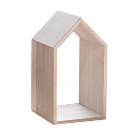 Masuda Paulownia Box Store Book House S Book House S Book House Paulownia Wood Handmade Desktop Bookend Bookstand Bookshelf Stylish Storage Beige W178 x D190 x H 308 mm