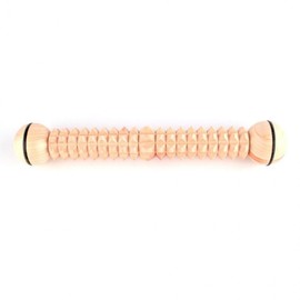 Portable Hinoki Cypress Roller Foot Massager & Acupressure Device Portable