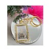 RBN 12 PCS Quinceanera Gold Keychain Recuerdos de Sweet 15