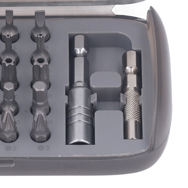 37Pcs Electric Screwdriver Kit Rechargeable Accurate Repair Tool Set for