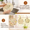 3 Pcs Reusable Beeswax Bowl Covers for Bread Proofing, 100%