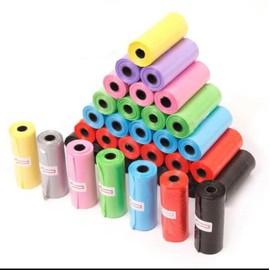 Dog Poop Bags - 150 count per pack with assortment of colors