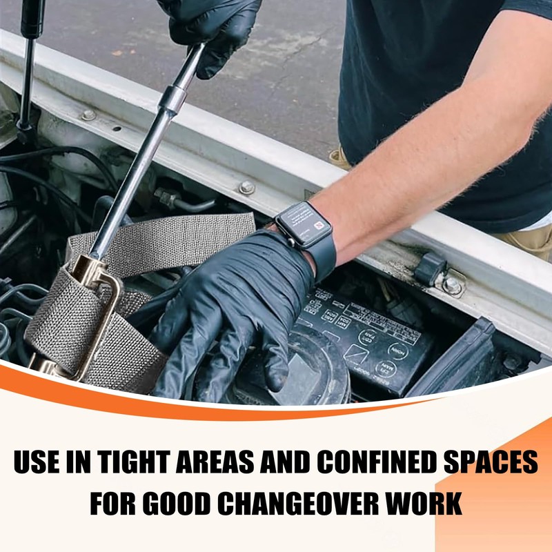 Sefream Heavy Duty Strap Oil Filter Wrench for Various Up