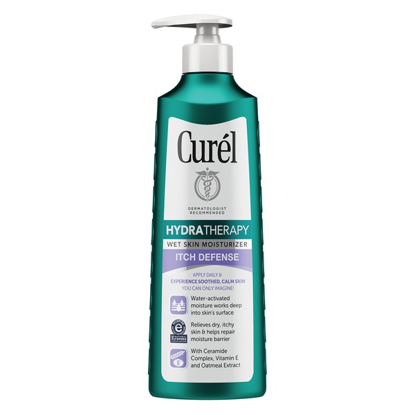 Curél Hydra Therapy, Itch Defense Moisturizer with Curl Itch Defense Body Wash