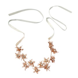 BESPORTBLE Boho Floral Headpiece for Weddings Elegant Metal Flower Hairband for Parties Engagements and Special Occasions Comfortable and Stylish Decorative Accessory for Women