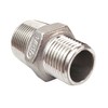 LOZOME 3/4" x 1/2" Male Hex Nipple Threaded Reducer Connector