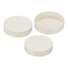 PATIKIL 3.5" PVC Pipe End Cap Fitting, 3 Pack Furniture