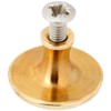 STAUB Nickel lid-knob Round Large,Gold,17,5x13,5x11,0 cm