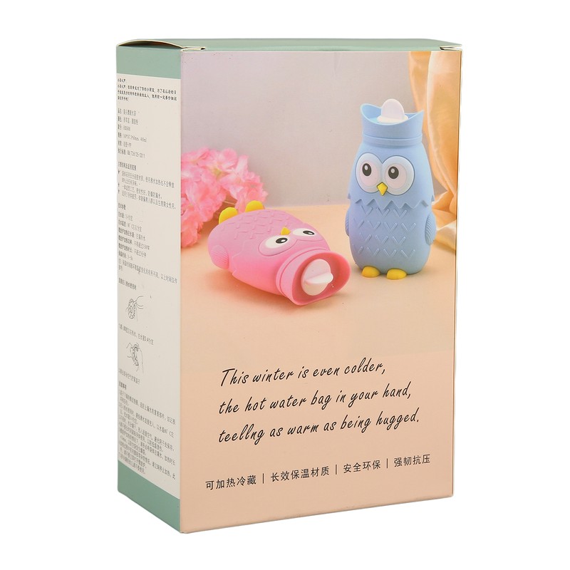 Hot Water Bottle Microwave Heating Silicone Cartoon Injection Hand Warmer