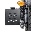 Side License Plate Holder Compatible with Chopper Cruiser Retro Universal