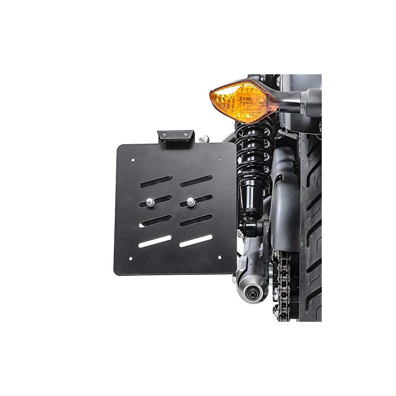 Side License Plate Holder Compatible with Chopper Cruiser Retro Universal