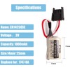 ﹙▷ 2 Pcs ◁﹚CR14250SE 3V Lithium Battery for Sanyo CR14250SE