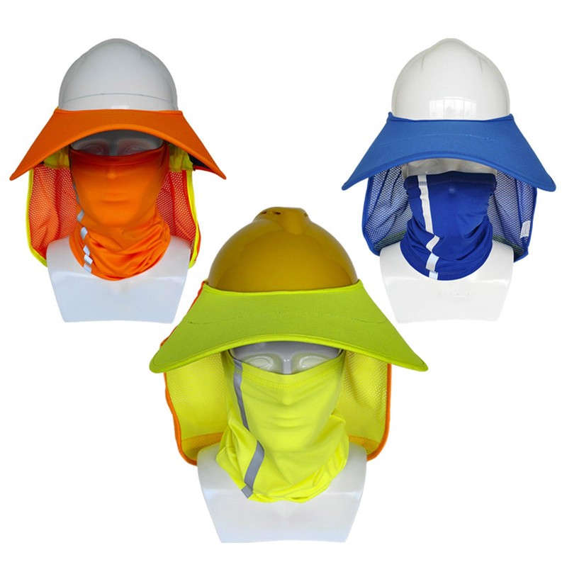 URTERYSER Reflective Sun Shade for Hard Hats Safety Helmets Neck