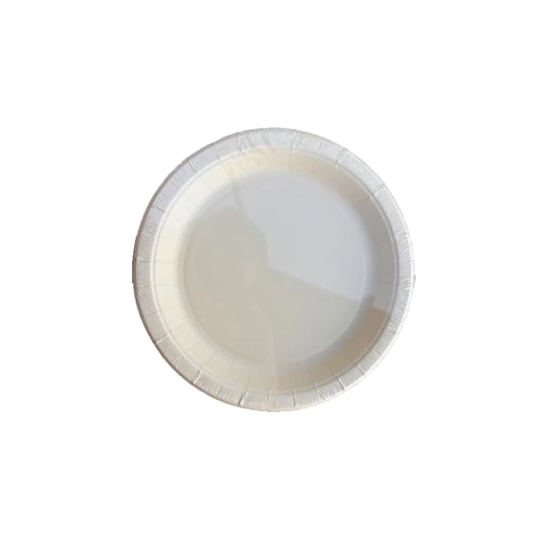 CUSINIUM 100 Pack, 9-Inch Ivory Paper Plates - Great for