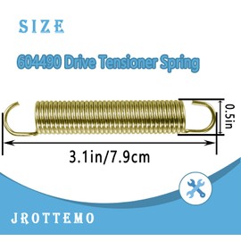 JROTTEMO 604490 Drive Tensioner Spring Compatible with Hustler Raptor Raptor Limited Raptor SD and Raptor SDX （2PCS）