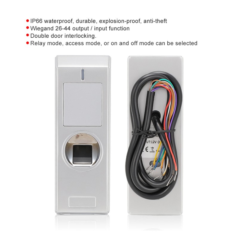 Metal Access Control Fingerprint ID Card Waterproof with Card Reader