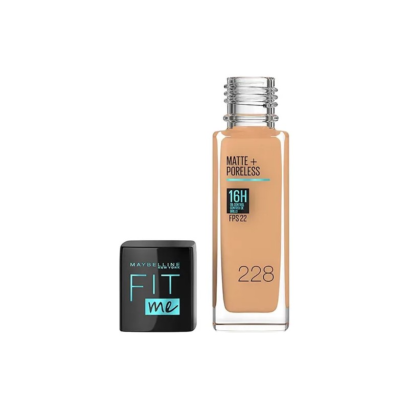Base Fit Me Matte + 228 Soft tan Maybelline