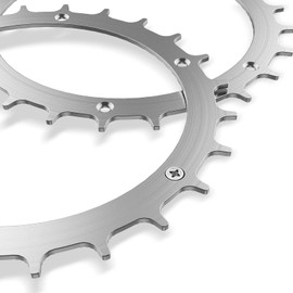 Stainless Steel Robotic Lawnmower Spikes for Bosch Indego XS 300 400 500 M700 Elaborately Deburred Including Traction Improvement for Robotic Lawnmower 14 x Stainless Steel Screws Spikes for