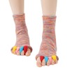 AISHITE Sleeping Socks, Set of 2, Therapy, 5 Toes, Coloring,